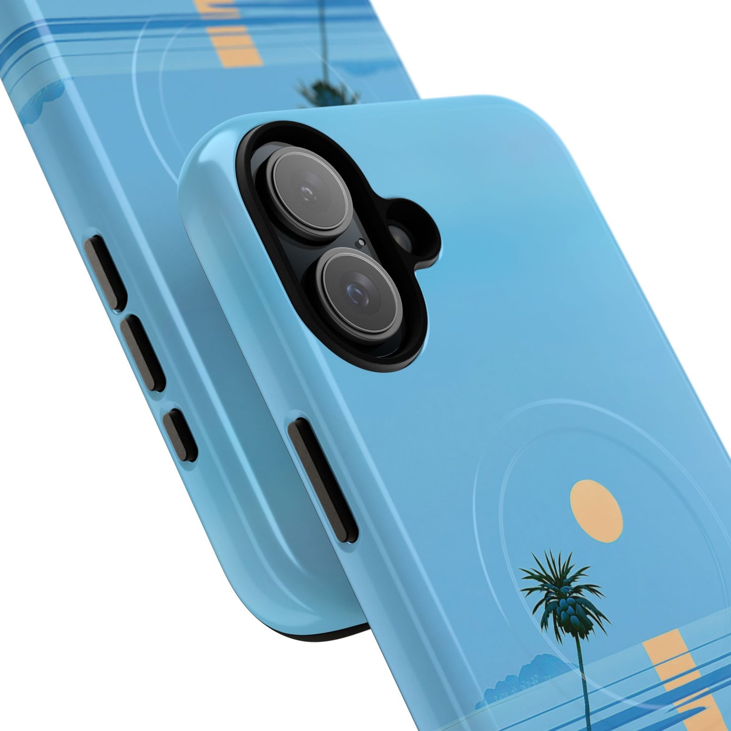 Tough Magnetic Case — Minimal Sunset Palm Phone Cover