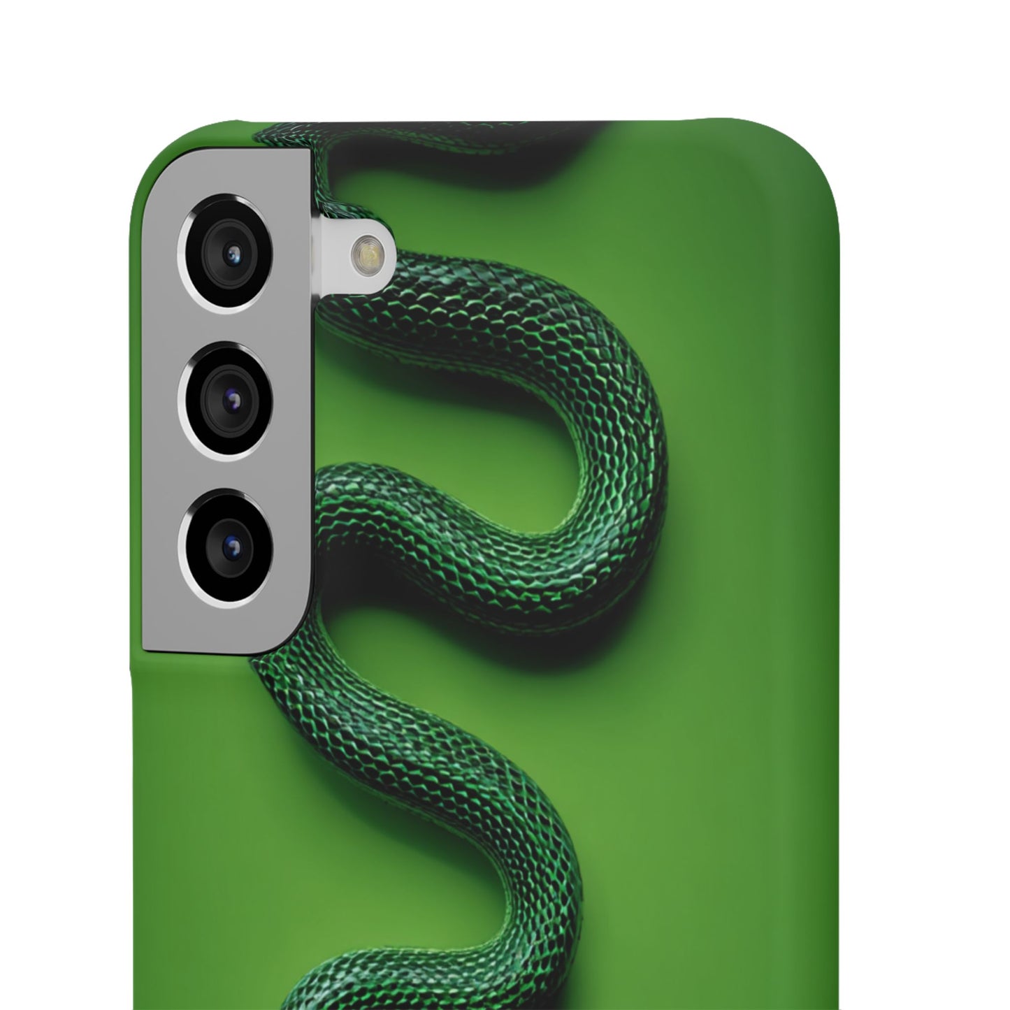 Green Snake Snap Case for iPhone, Stylish Phone Cover, Unique Gift, Trendy Accessory, Birthday, Nature Lover's Phone Case