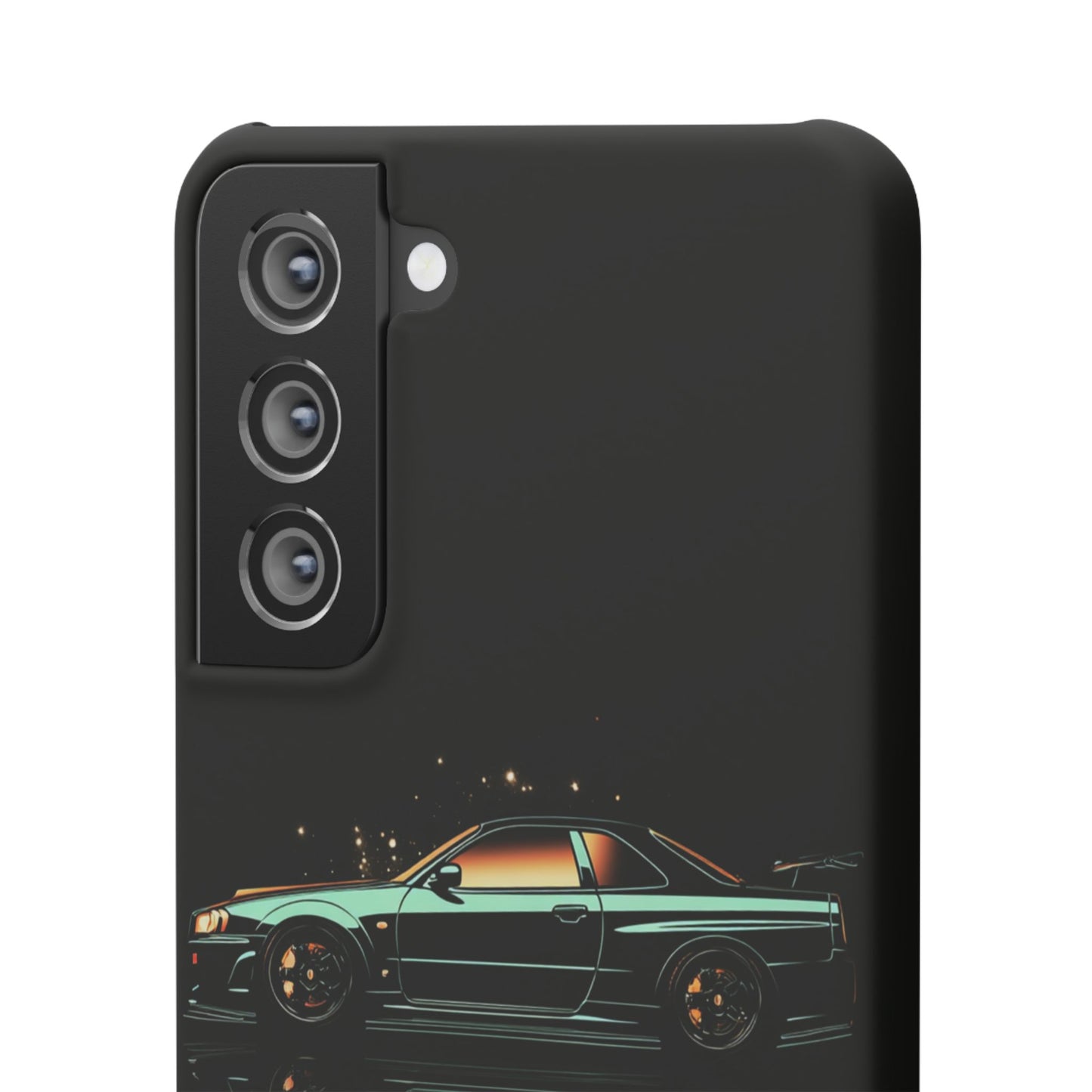 Green Skyleine R34 GTR Art Snap Case and Protective Phone Cover For iPhone and Samsung