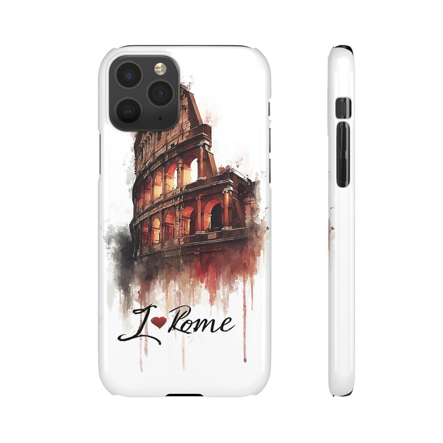 I Love Rome Snap Cases, Urban Phone Covers, Travel Accessories, Gift for Travelers, City Love Merch