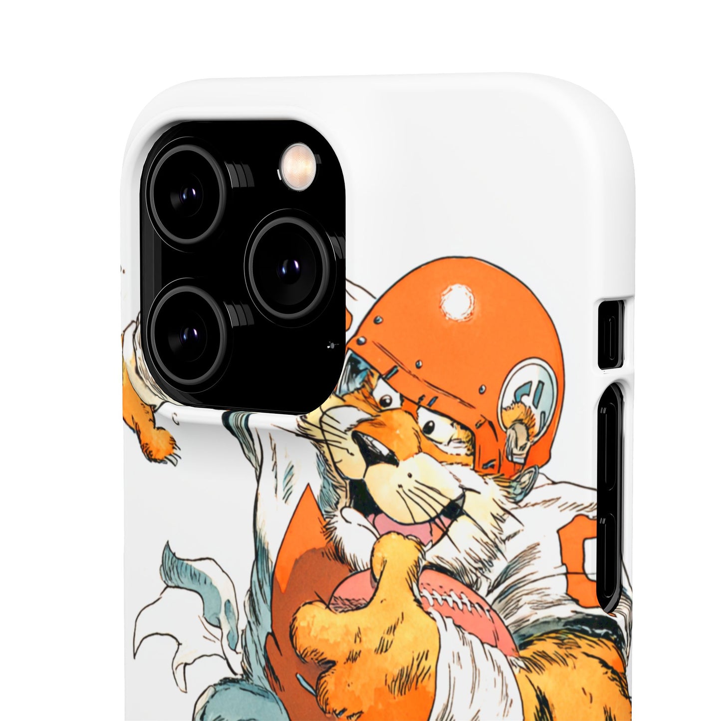 Cincinnati Bengals Snap Cases, Football Fans Phone Case, Tiger Cartoon Art Design, Football Lover Gift, Protective Phone Cover