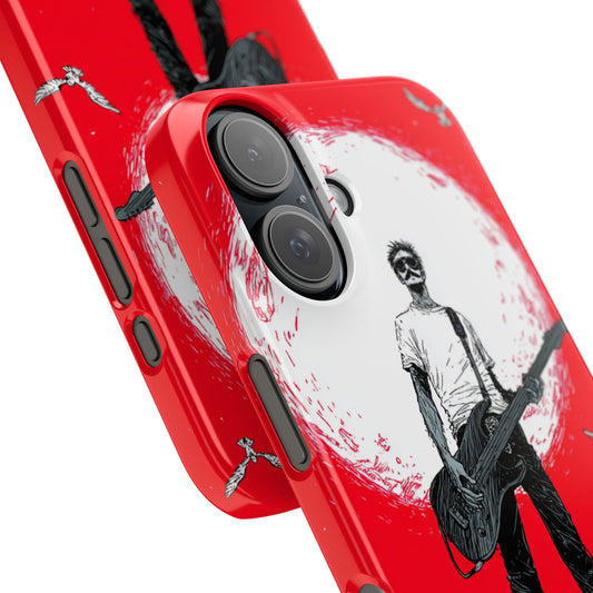 Rock & Roll Snap Cases - Music Lover's Phone Protection, Edgy Art, Gift for Guitarists, Cool Accessory for Teens