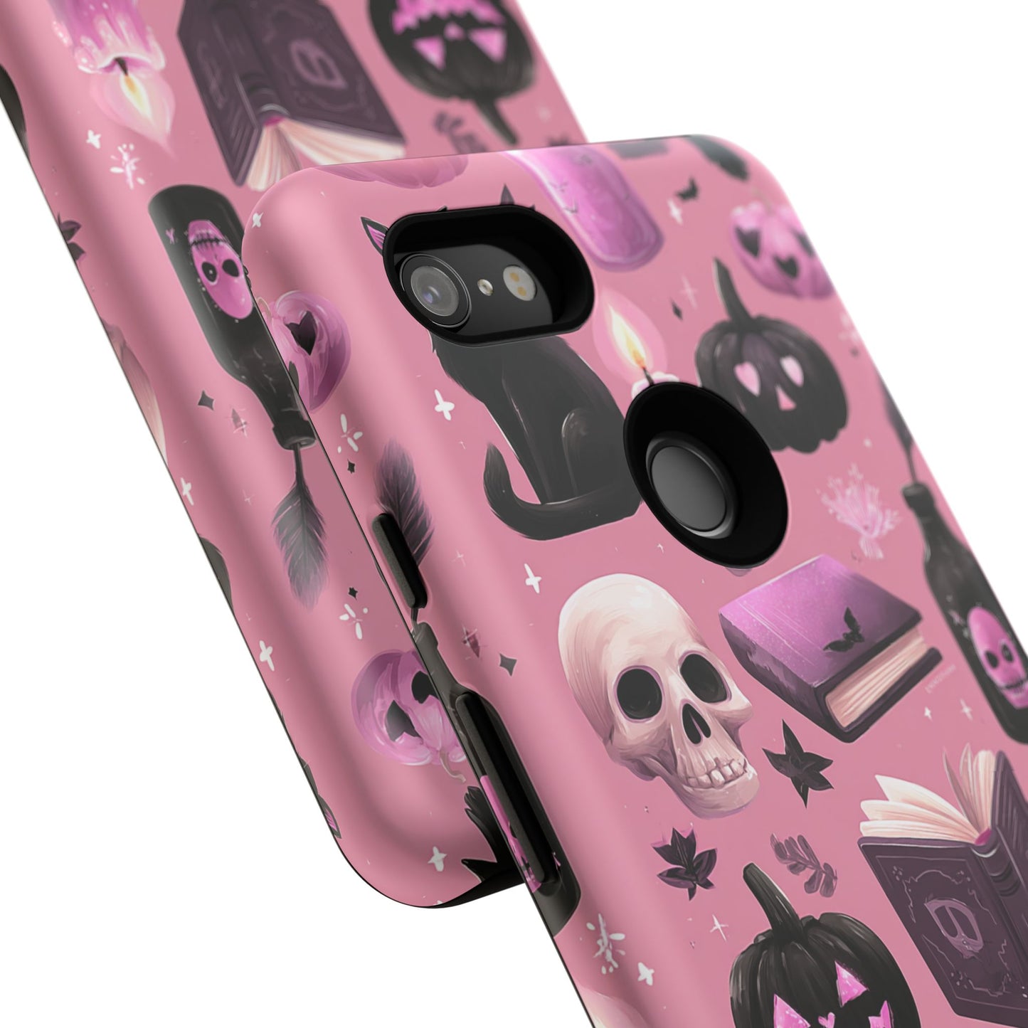 Spooky Phone Case - Halloween Design, Cute Costume Accessory, Fall Decor, Gift for Cat Lovers, Witchy Vibes, Trick or Treat