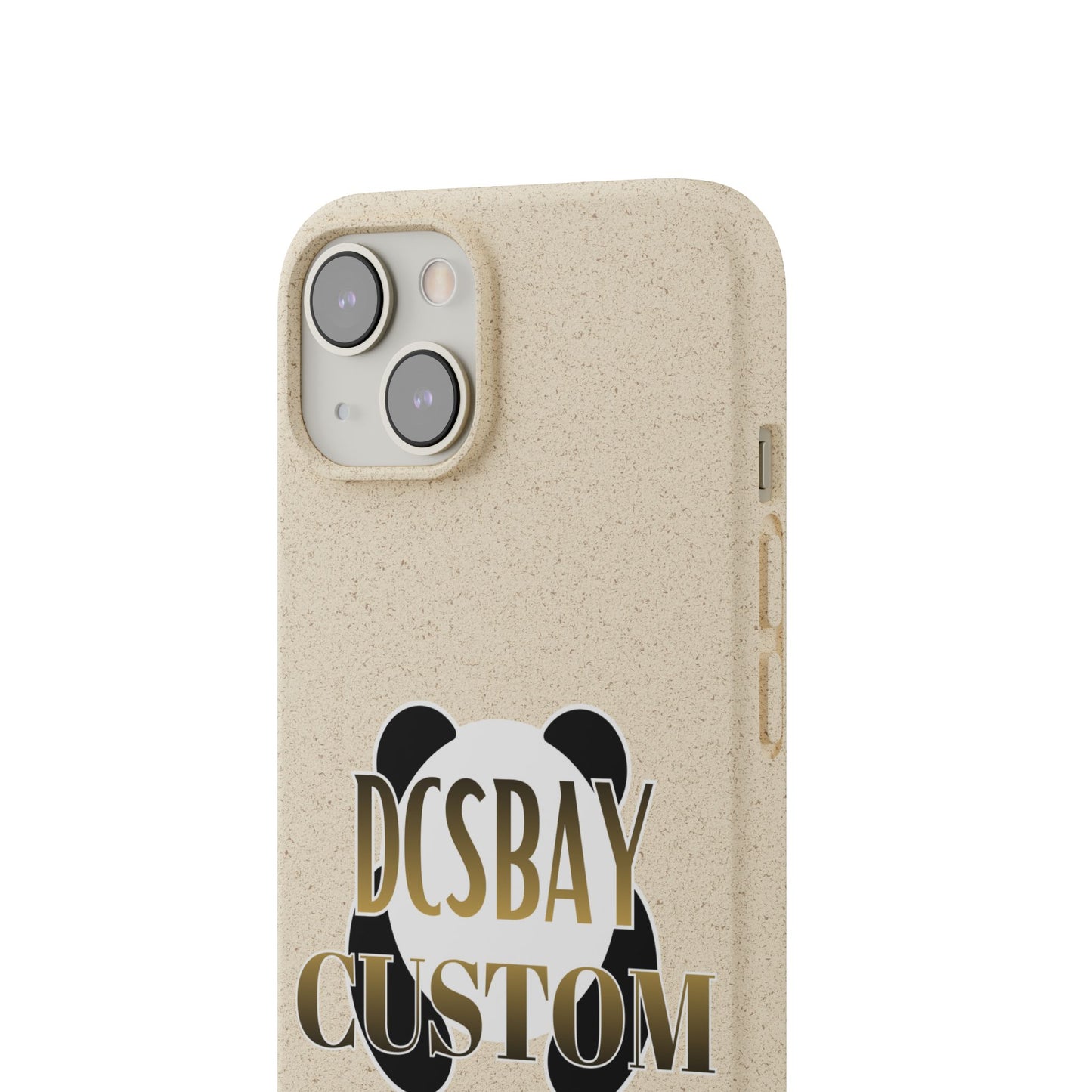 Biodegradable Panda Phone Case — Eco-Friendly Customizable iPhone Cover