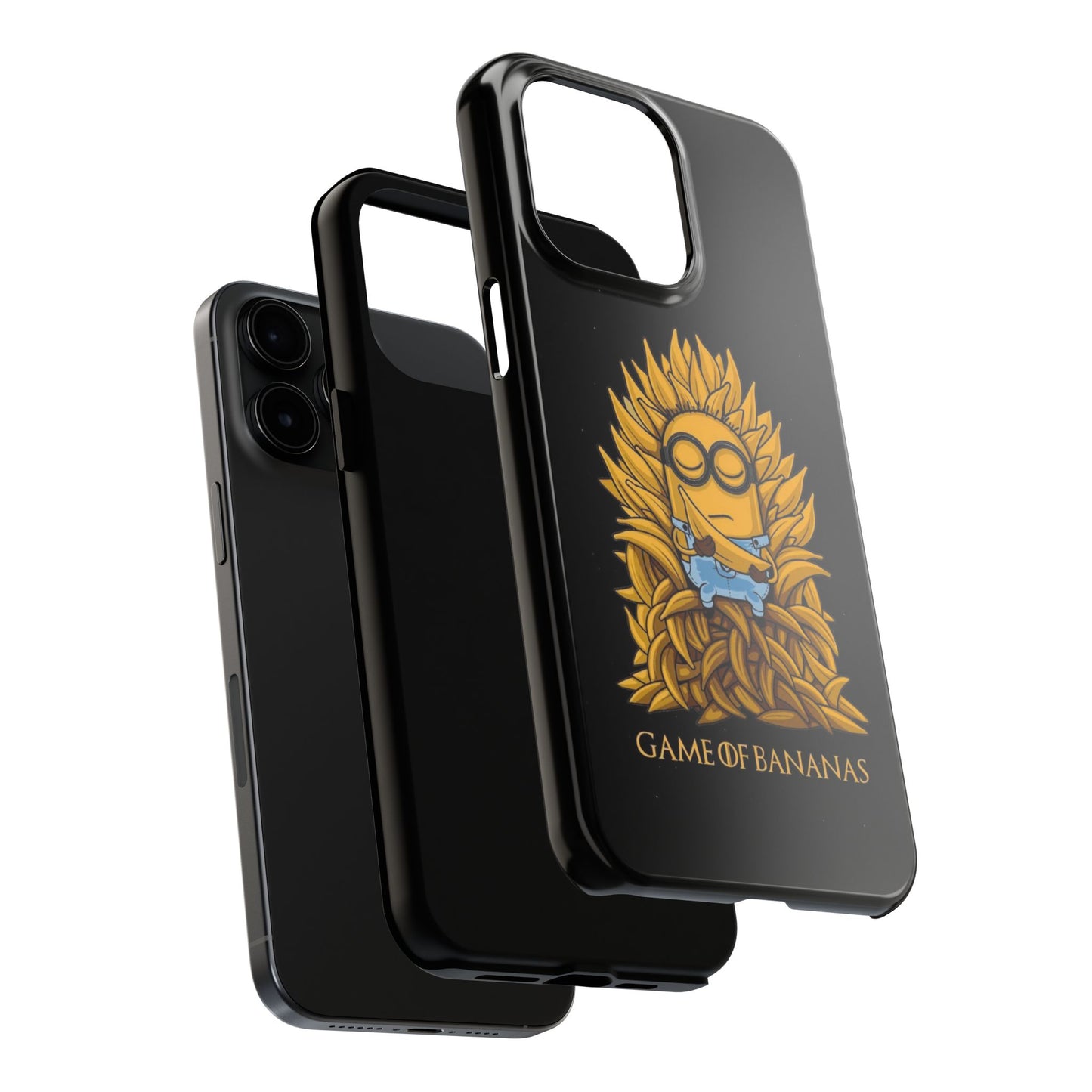 Game of BANANAS iPhone 17 Tough Phone Case | Vintage Black