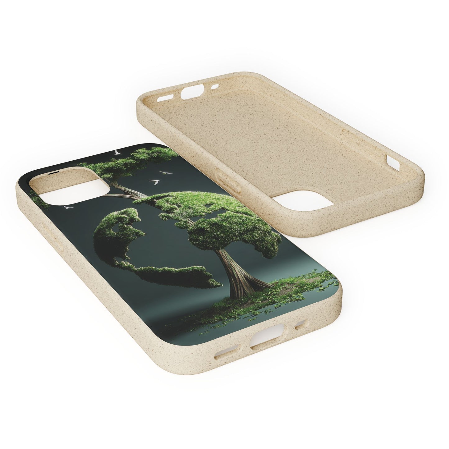 Eco-Friendly Phone Case with Nature Design, Sustainable iPhone Cover, Biodegradable Cellphone Accessories, Green Earth Gift, Earth Day [...]