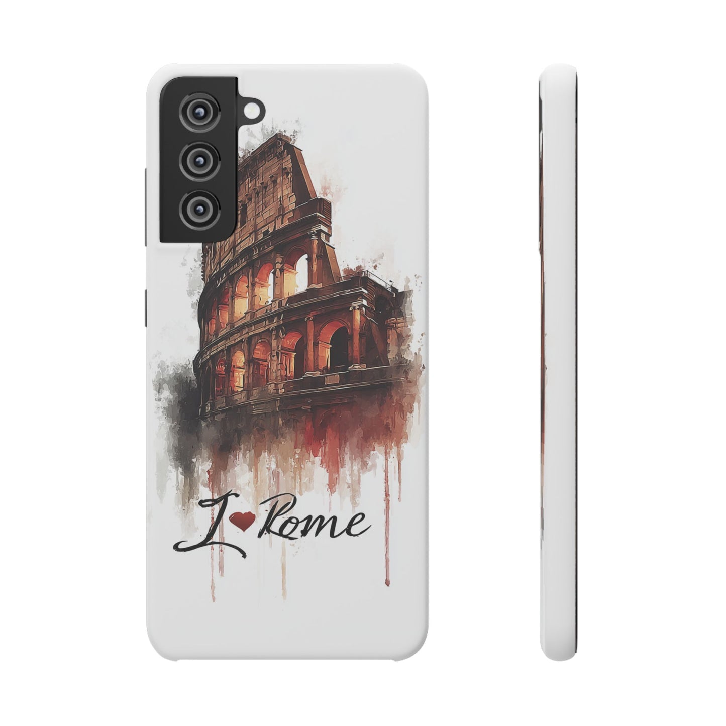 I Love Rome Snap Cases, Urban Phone Covers, Travel Accessories, Gift for Travelers, City Love Merch