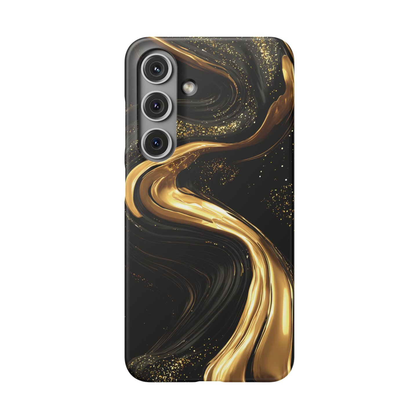 Elegant Gold Swirl Snap Case - Stylish Phone Cover, Modern Accessory, Gift for Her, Luxe Phone Case, Trendy Decor