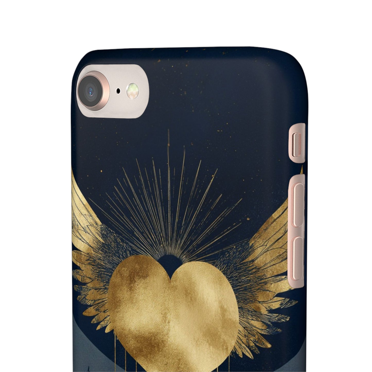 Heart Wing Snap Case, Elegant Phone Cover, Unique Gift, Artistic Accessory, Protective Case for Love and Romance