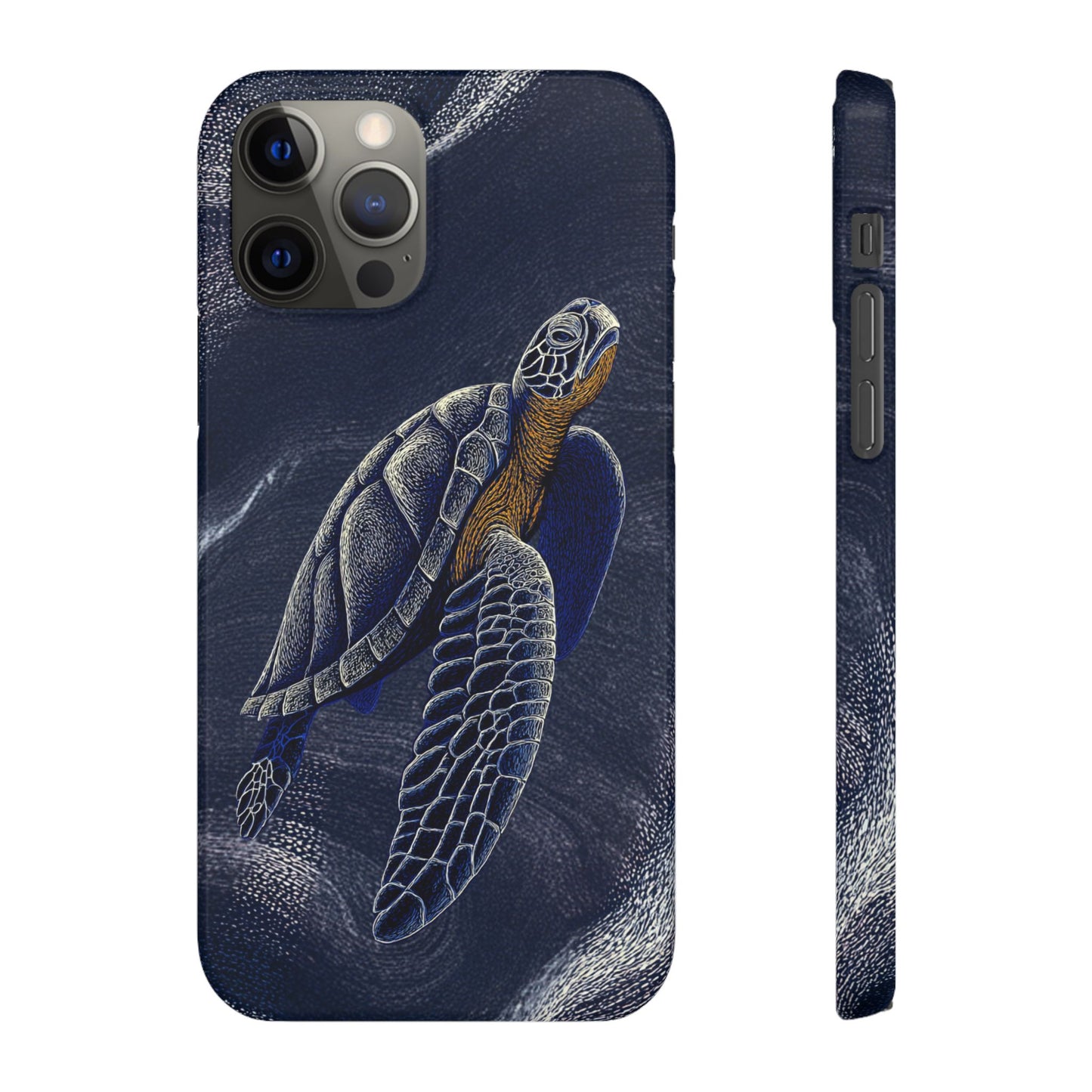 Marine Turtle Snap Case for Nature Lovers Phone Covers For Iphones and Samsungs Customization