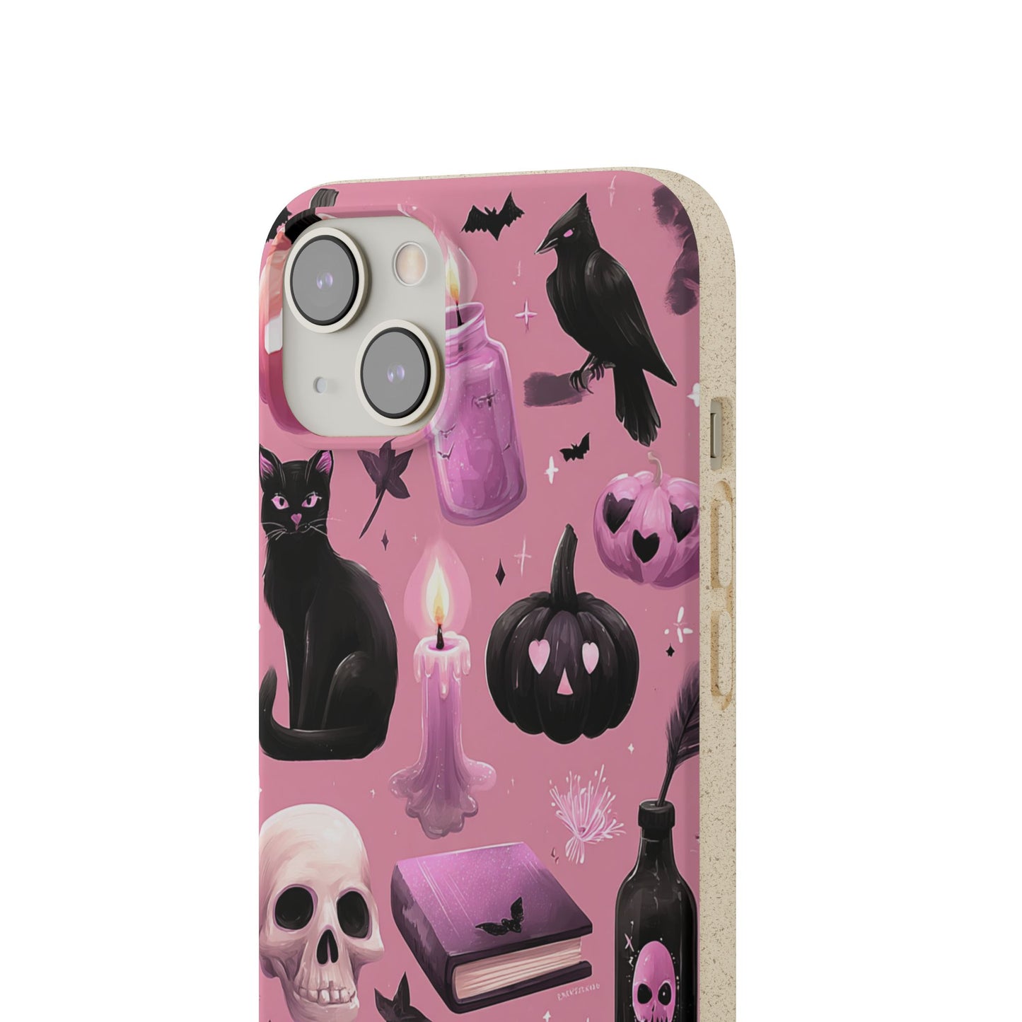 Halloween-Inspired Biodegradable Phone Case, Eco-Friendly Cell Phone Cover, Cute Goth Aesthetic Gift, Sustainable Halloween Decor, [...]