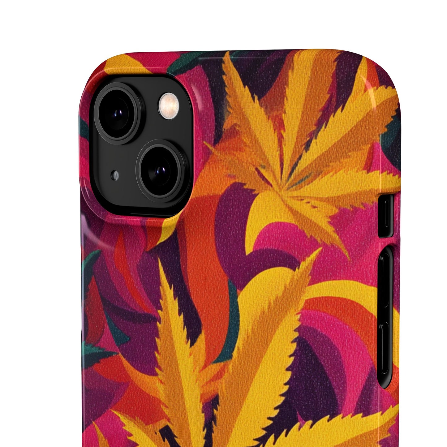 Autumn Vibe Cannabis Snap Case for IPhones and Samsungs Custom