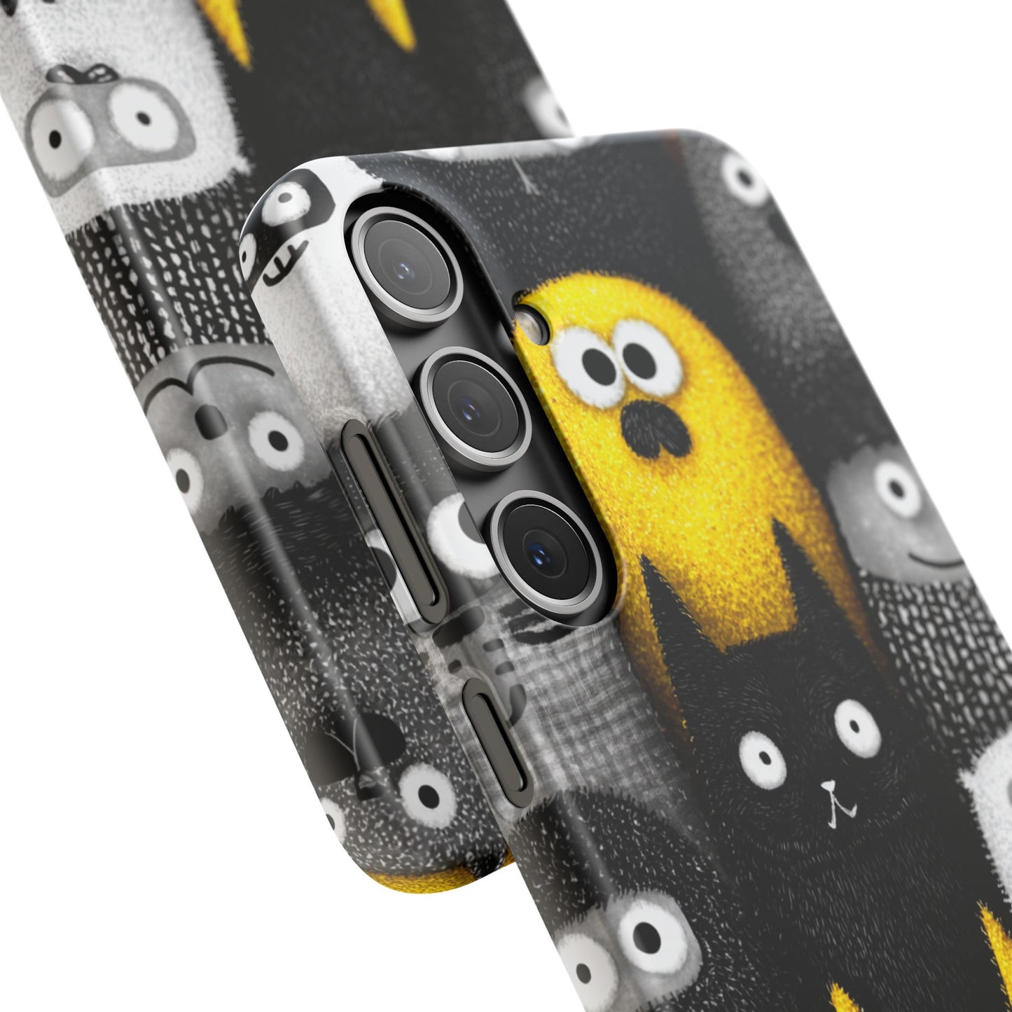 Colorful Character Snap Cases, Cute Phone Cover, Unique Gift for Kids, Fun Accessory, Perfect for Birthdays, Holidays