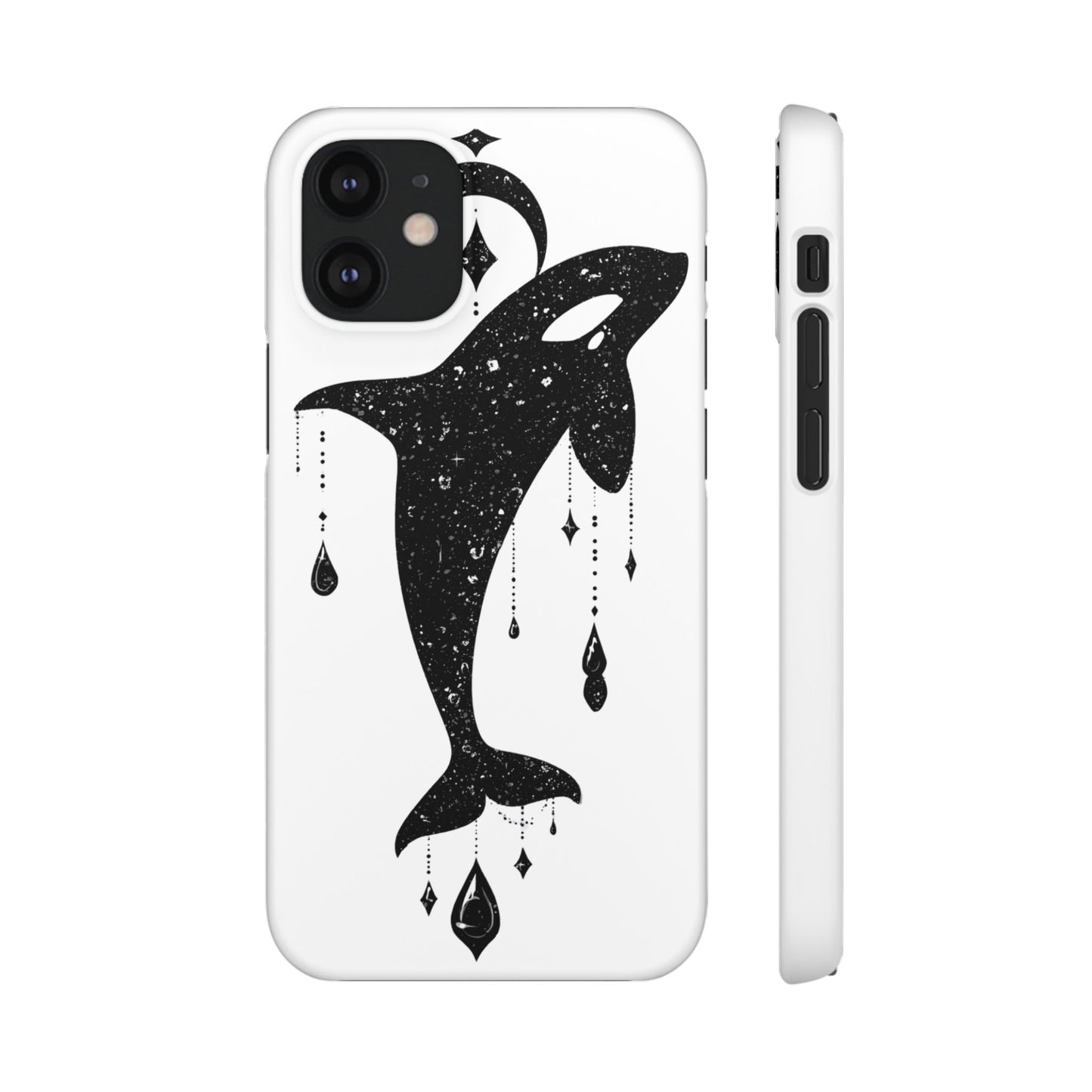 Celestial Orca Snap Case | Phone Cover, Whale Lover Gift, Cosmic Decor, Unique Art, Ocean Vibe