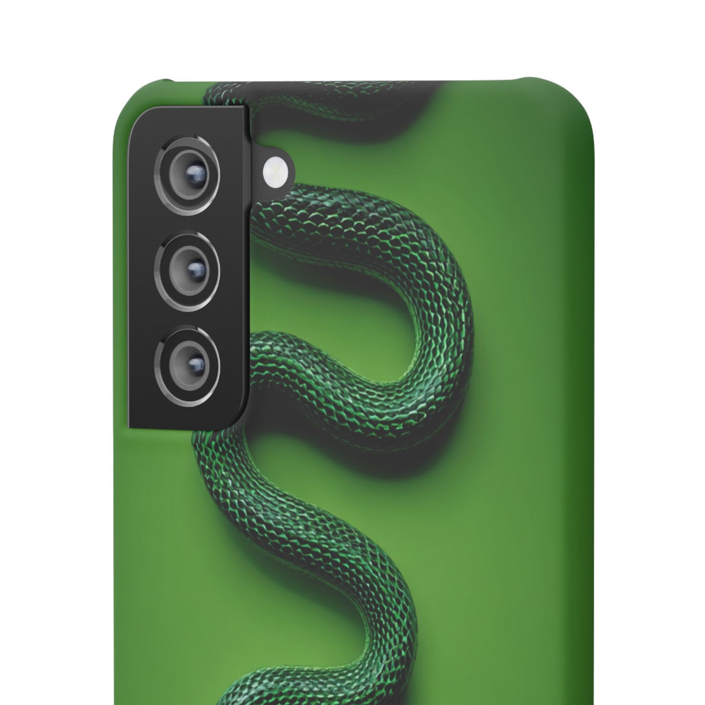 Green Snake Snap Case for iPhone, Stylish Phone Cover, Unique Gift, Trendy Accessory, Birthday, Nature Lover's Phone Case