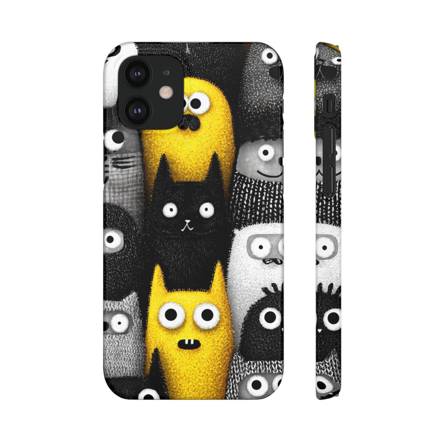 Colorful Character Snap Cases, Cute Phone Cover, Unique Gift for Kids, Fun Accessory, Perfect for Birthdays, Holidays