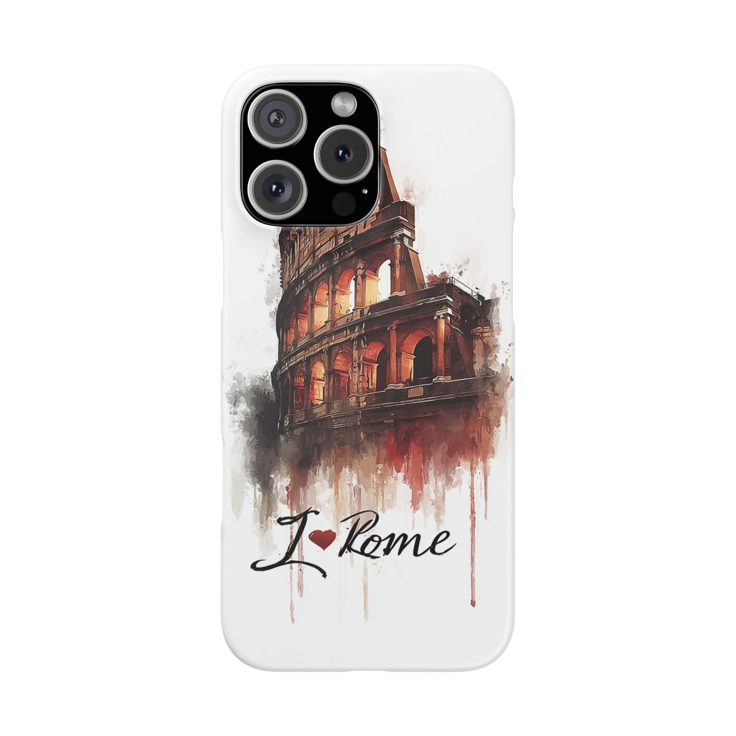 I Love Rome Snap Cases, Urban Phone Covers, Travel Accessories, Gift for Travelers, City Love Merch