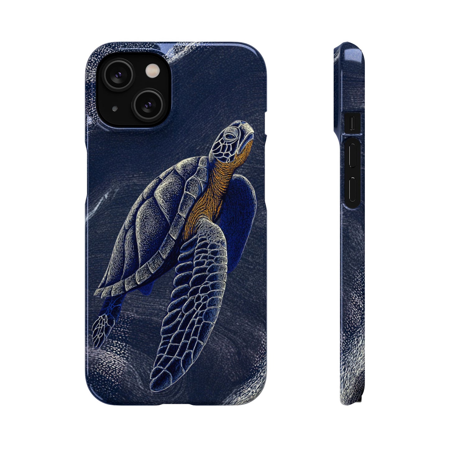 Marine Turtle Snap Case for Nature Lovers Phone Covers For Iphones and Samsungs Customization