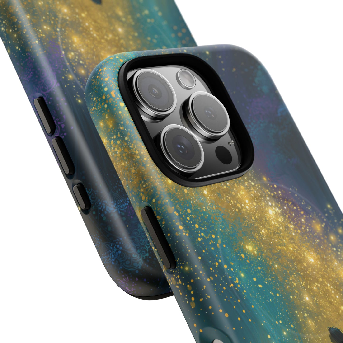 Mystical Nightfall Phone Case — Starry Silhouette Tough Magnetic Case