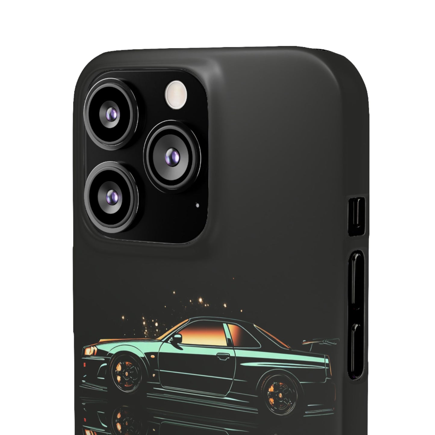 Green Skyleine R34 GTR Art Snap Case and Protective Phone Cover For iPhone and Samsung