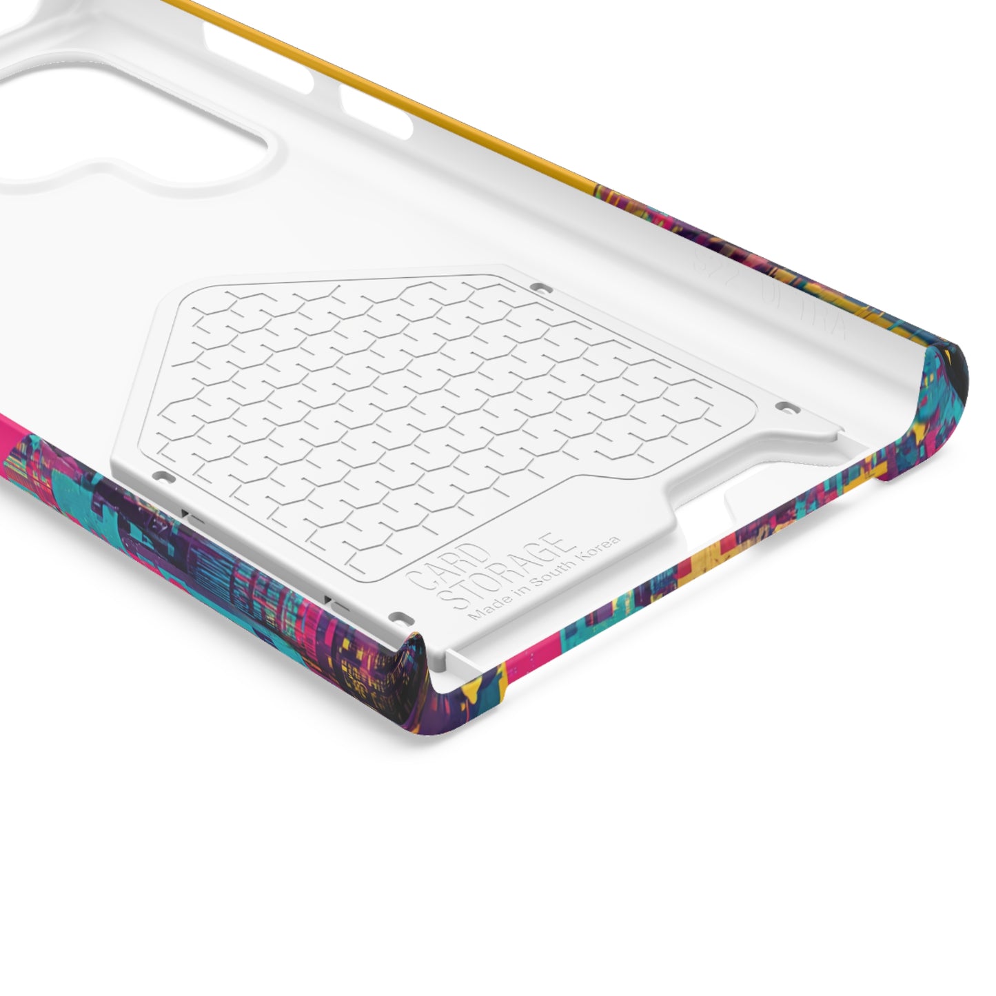 Vibrant Phone Case With Card Holder - Retro Style, Hip Hop Lover's Accessory, Colorful Gift, Music Enthusiast Essential, Unique Phone [...]