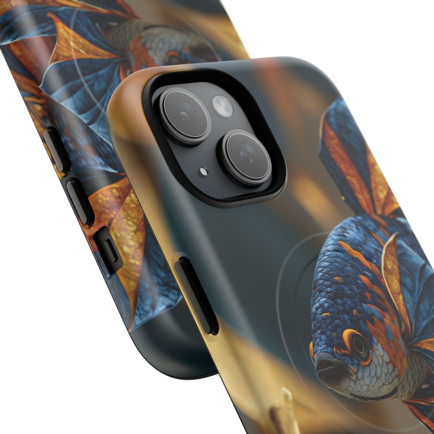 Koi Fish Tough Magnetic Phone Case — Protective Artistic Fish Design