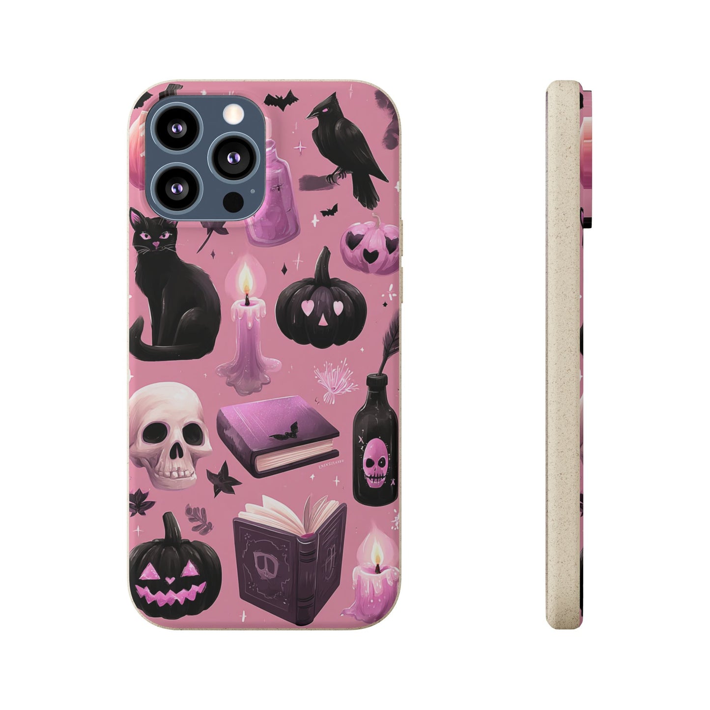 Halloween-Inspired Biodegradable Phone Case, Eco-Friendly Cell Phone Cover, Cute Goth Aesthetic Gift, Sustainable Halloween Decor, [...]
