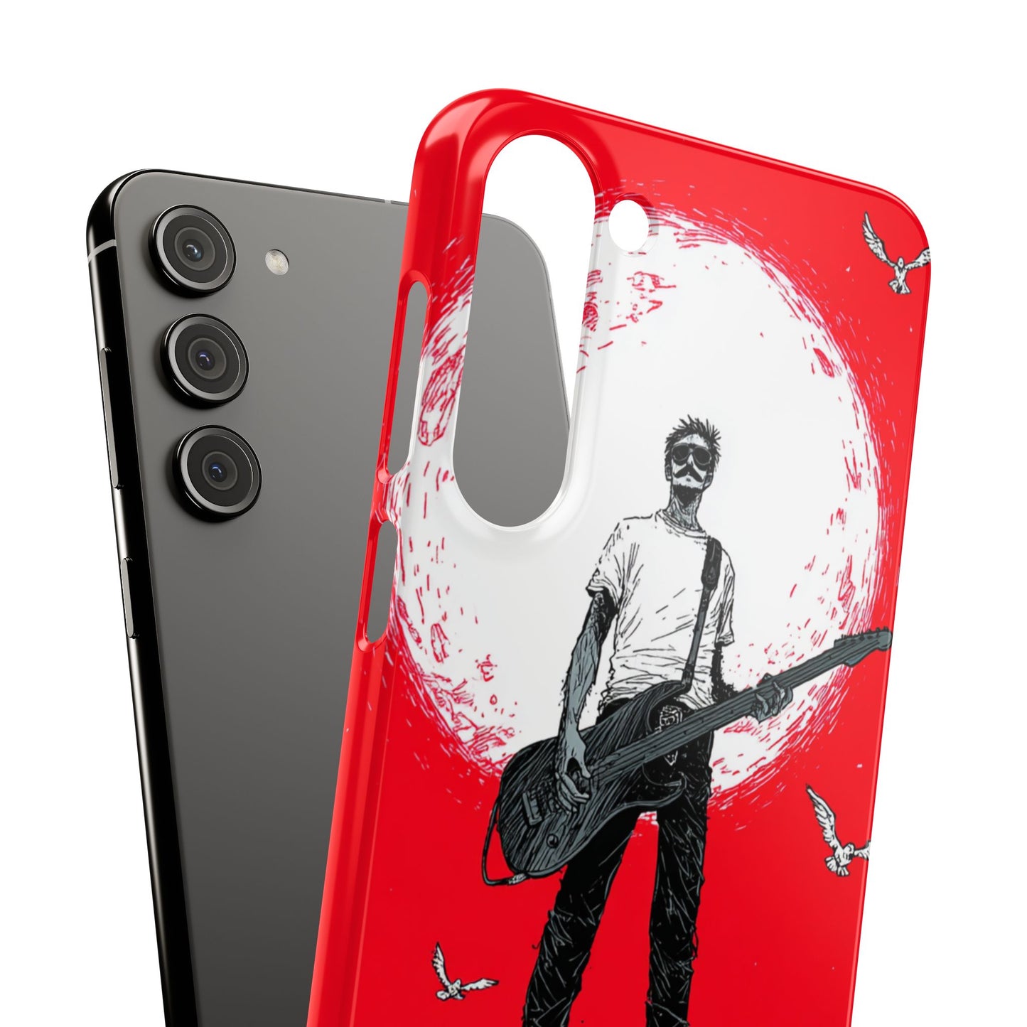 Rock & Roll Snap Cases - Music Lover's Phone Protection, Edgy Art, Gift for Guitarists, Cool Accessory for Teens