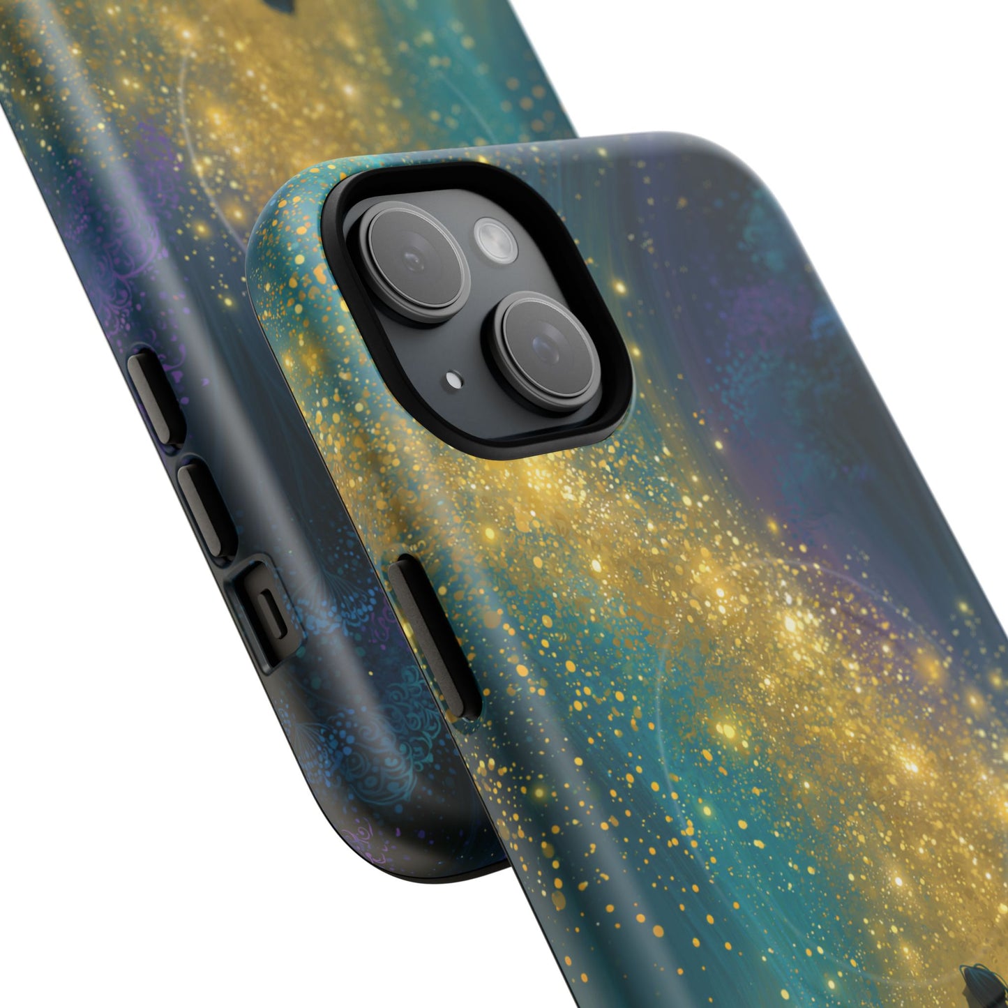 Mystical Nightfall Phone Case — Starry Silhouette Tough Magnetic Case