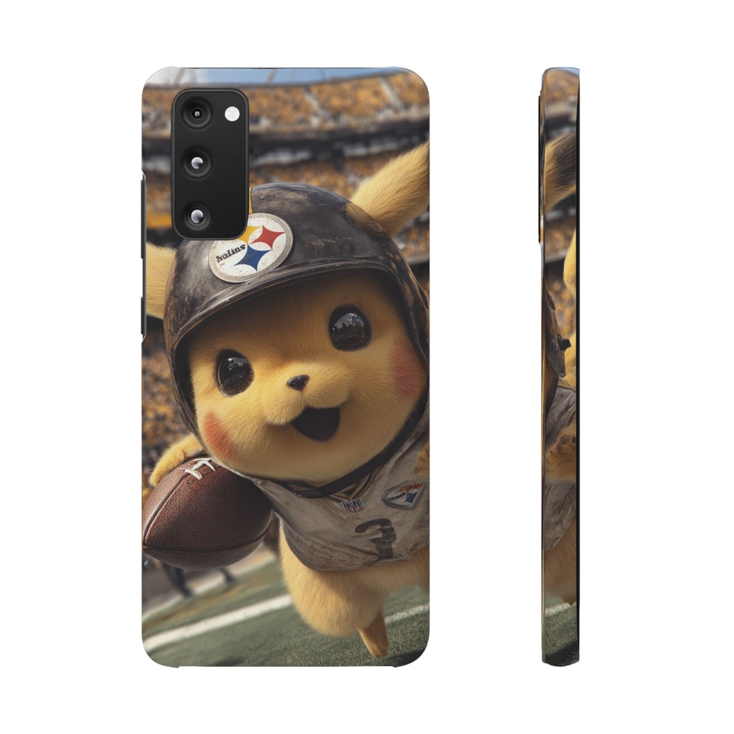 Fun Character Sports Snap Case, Phone Case, Fun Tech Accessory, Cute Gift for Gamers, Football Lovers, Kids.