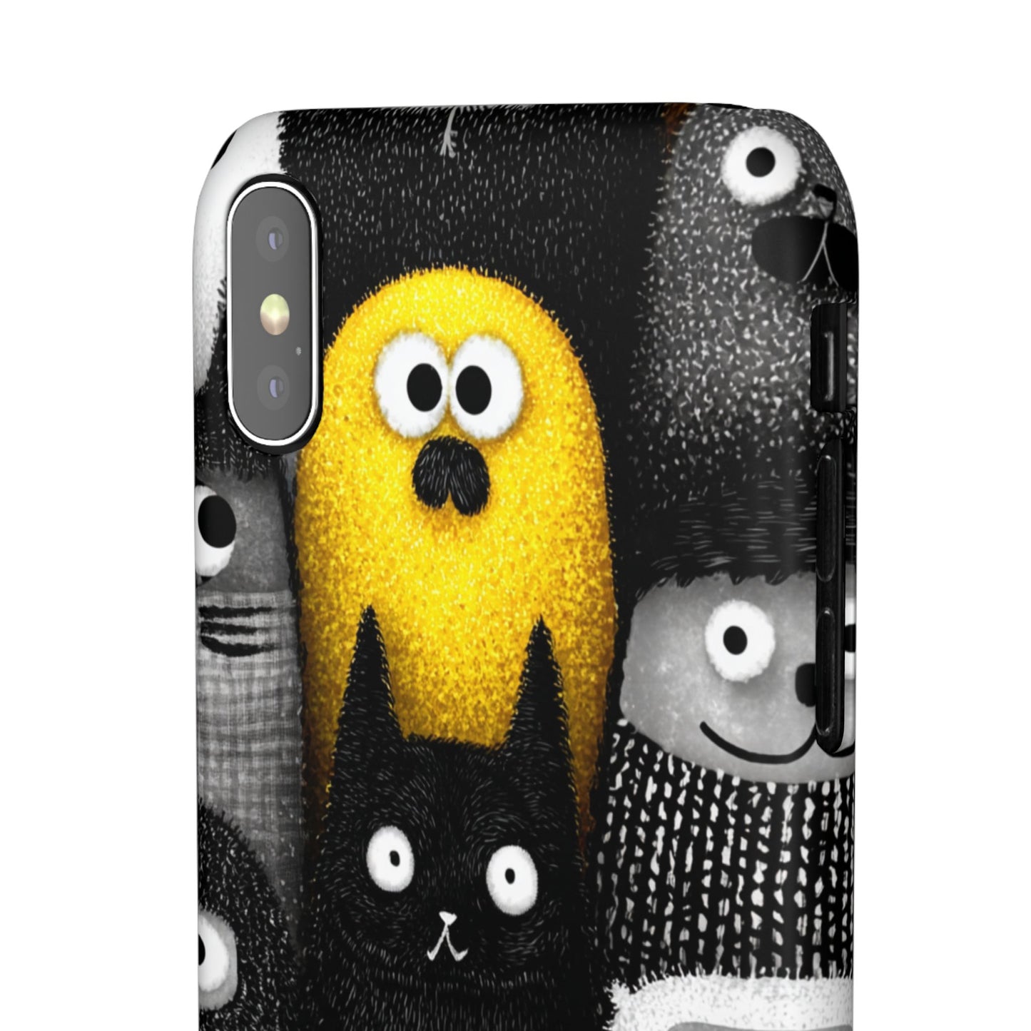 Colorful Character Snap Cases, Cute Phone Cover, Unique Gift for Kids, Fun Accessory, Perfect for Birthdays, Holidays