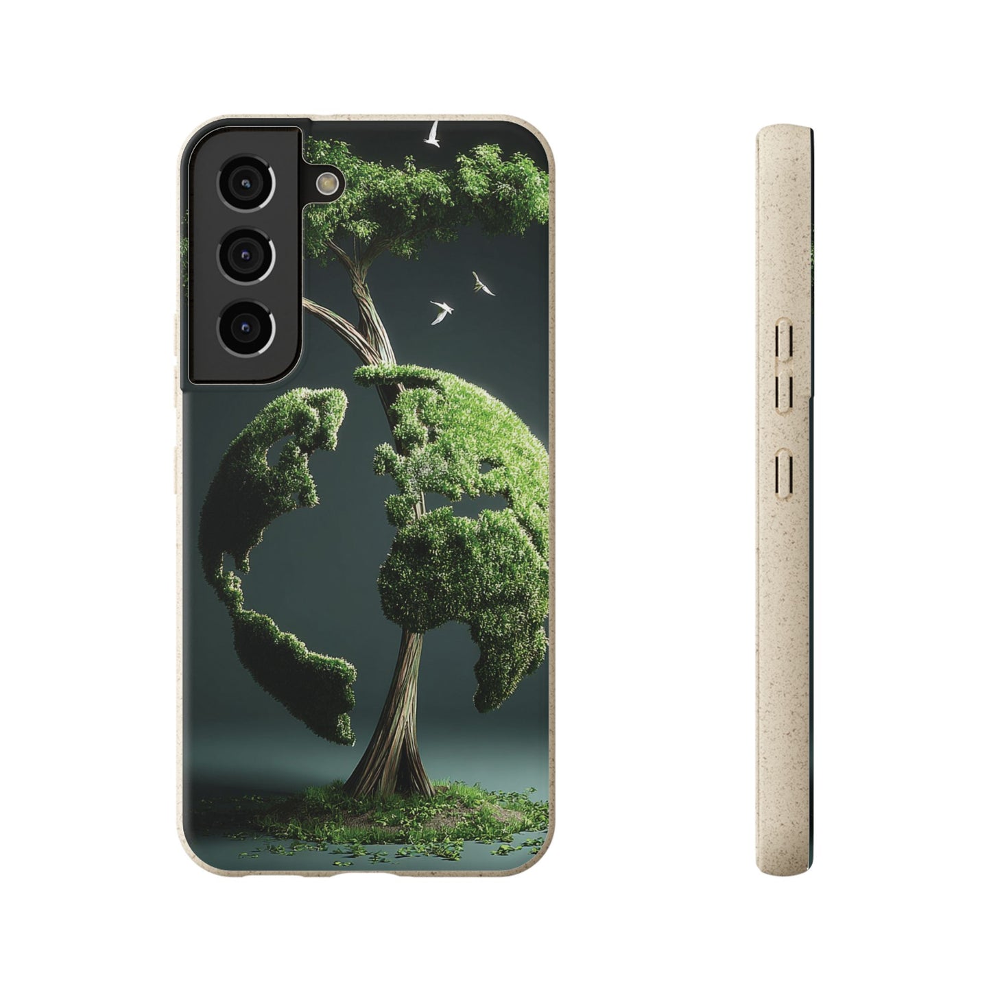 Eco-Friendly Phone Case with Nature Design, Sustainable iPhone Cover, Biodegradable Cellphone Accessories, Green Earth Gift, Earth Day [...]