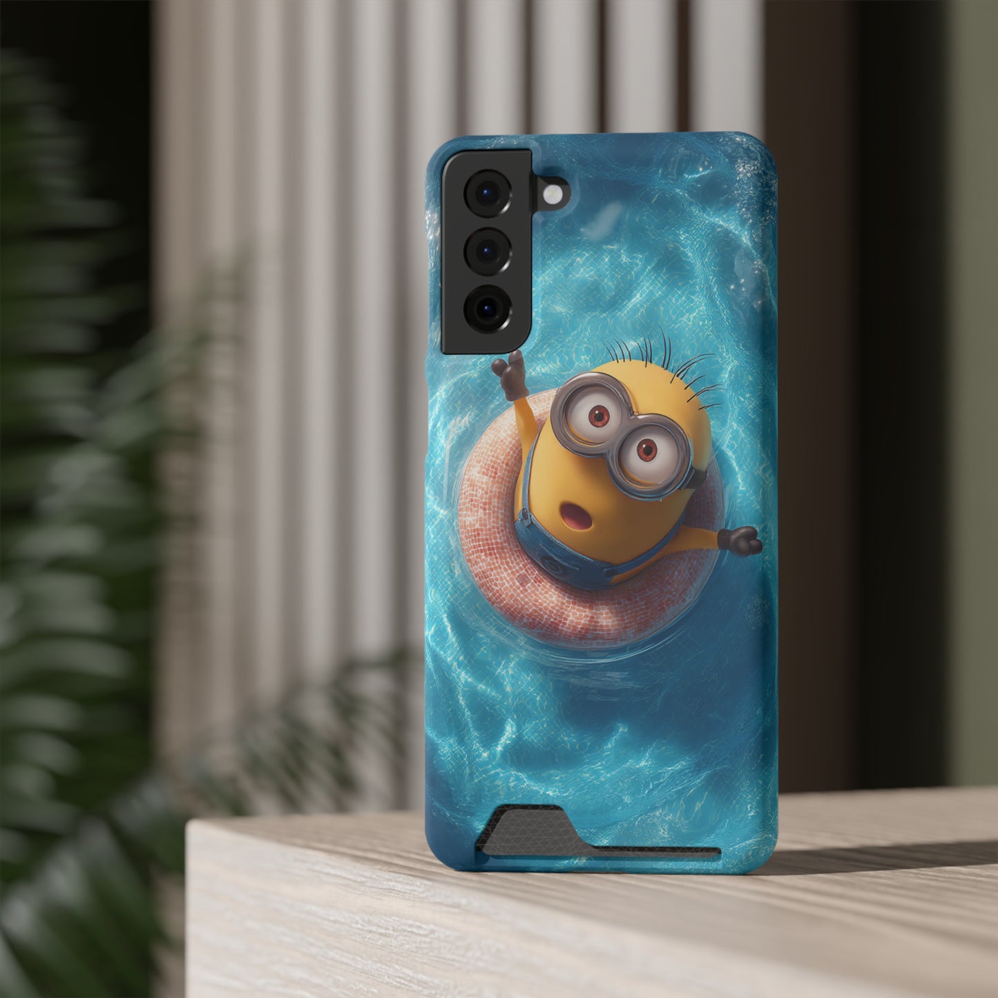 Minion Phone Case with Card Holder, Fun and Functional Accessory for Kids, Smartphone Case, Gift for Minion Fans, Unique Mobile Cover, [...]