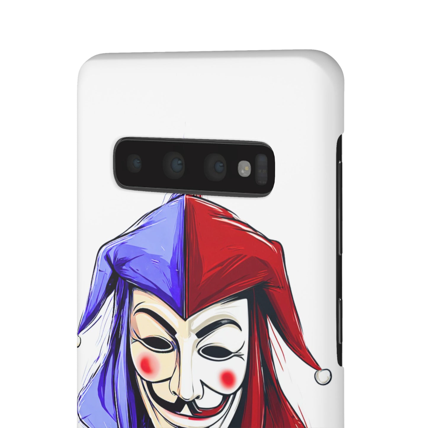 Joker & Anonimous Reunited Guy Fawkes Art Snap Case and Protective Phone Cover For iPhone and Samsung