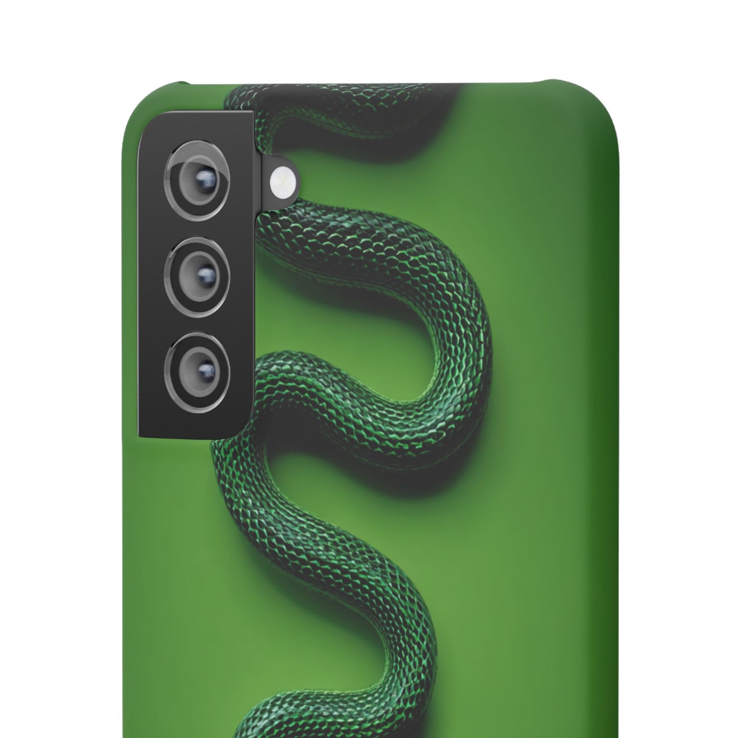 Green Snake Snap Case for iPhone, Stylish Phone Cover, Unique Gift, Trendy Accessory, Birthday, Nature Lover's Phone Case