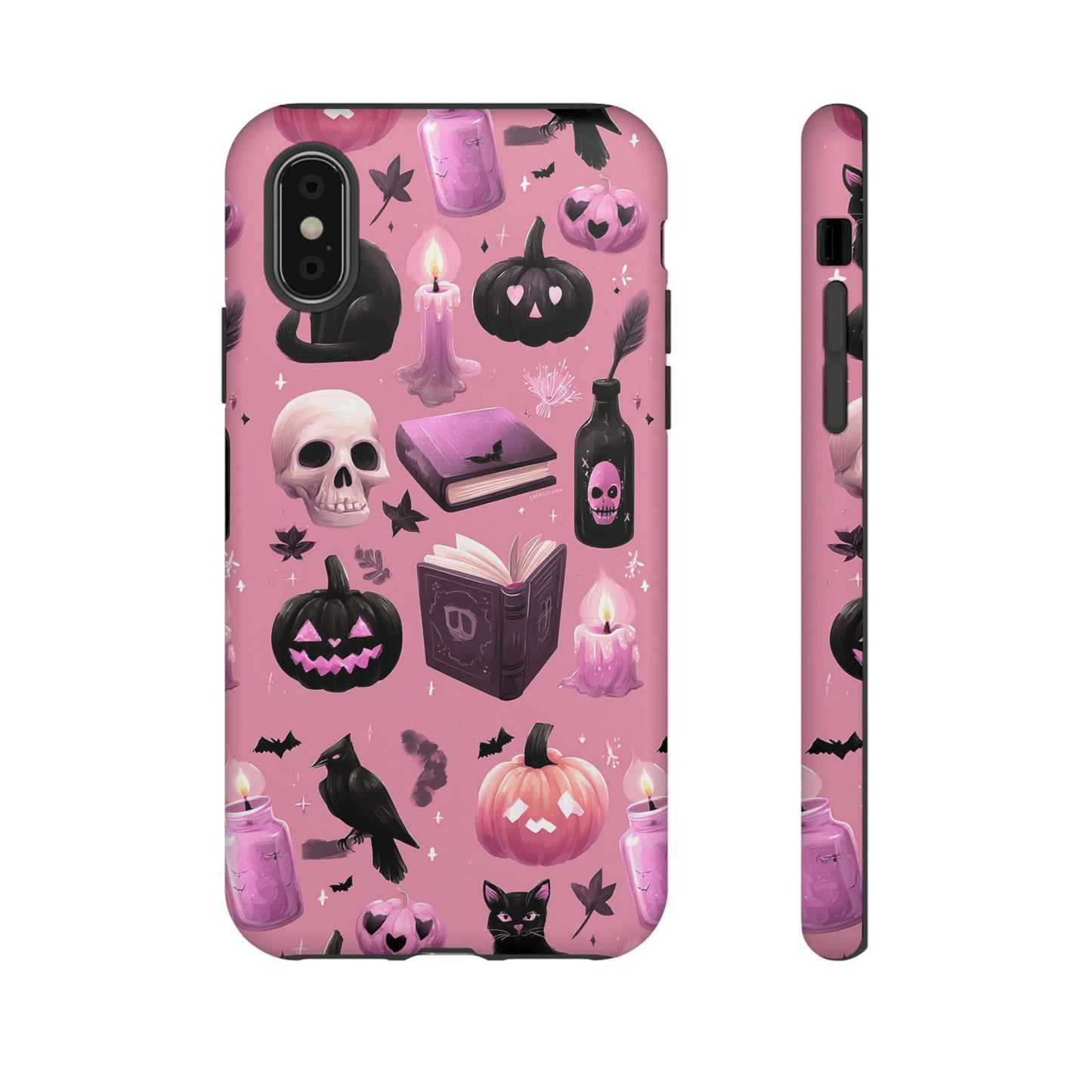 Spooky Phone Case - Halloween Design, Cute Costume Accessory, Fall Decor, Gift for Cat Lovers, Witchy Vibes, Trick or Treat