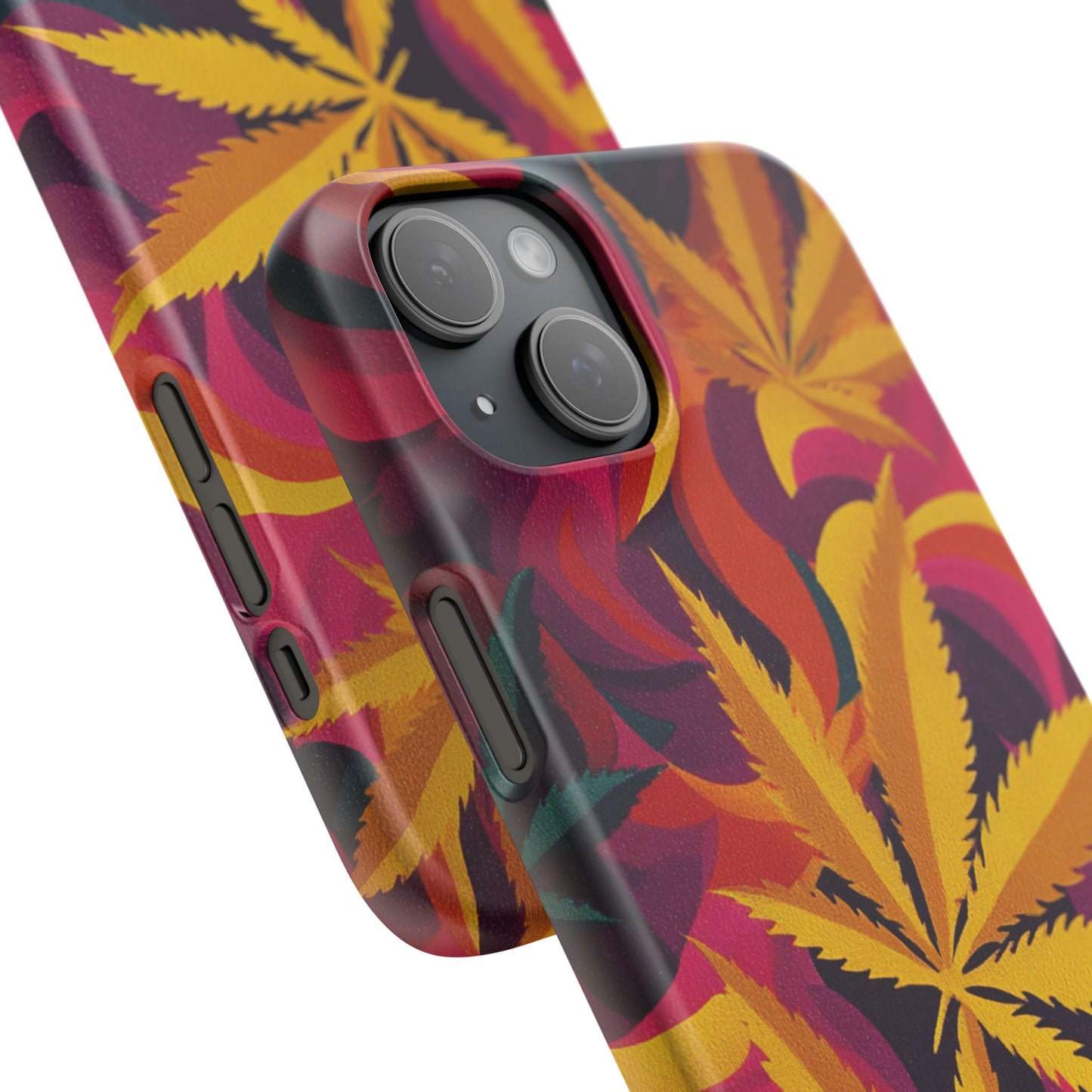 Autumn Vibe Cannabis Snap Case for IPhones and Samsungs Custom