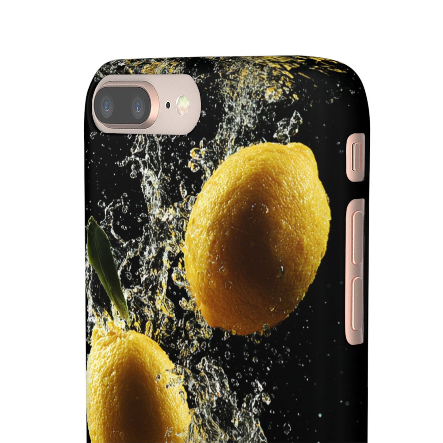 Lemon Splash Phone Case - Vibrant Snap Case, Fruit Lover Gift, Summer Vibes, Kitchen Decor, Unique Phone Accessories