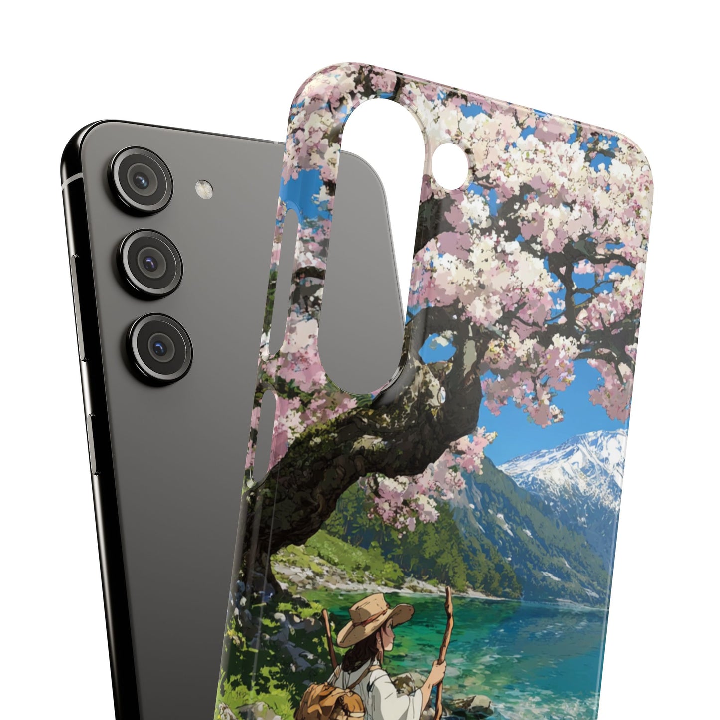 Nature-Inspired Snap Cases for Phone Protection, Floral Phone Covers, Cherry Blossom Aesthetic, Gifts for Nature Lovers, Spring Accessories