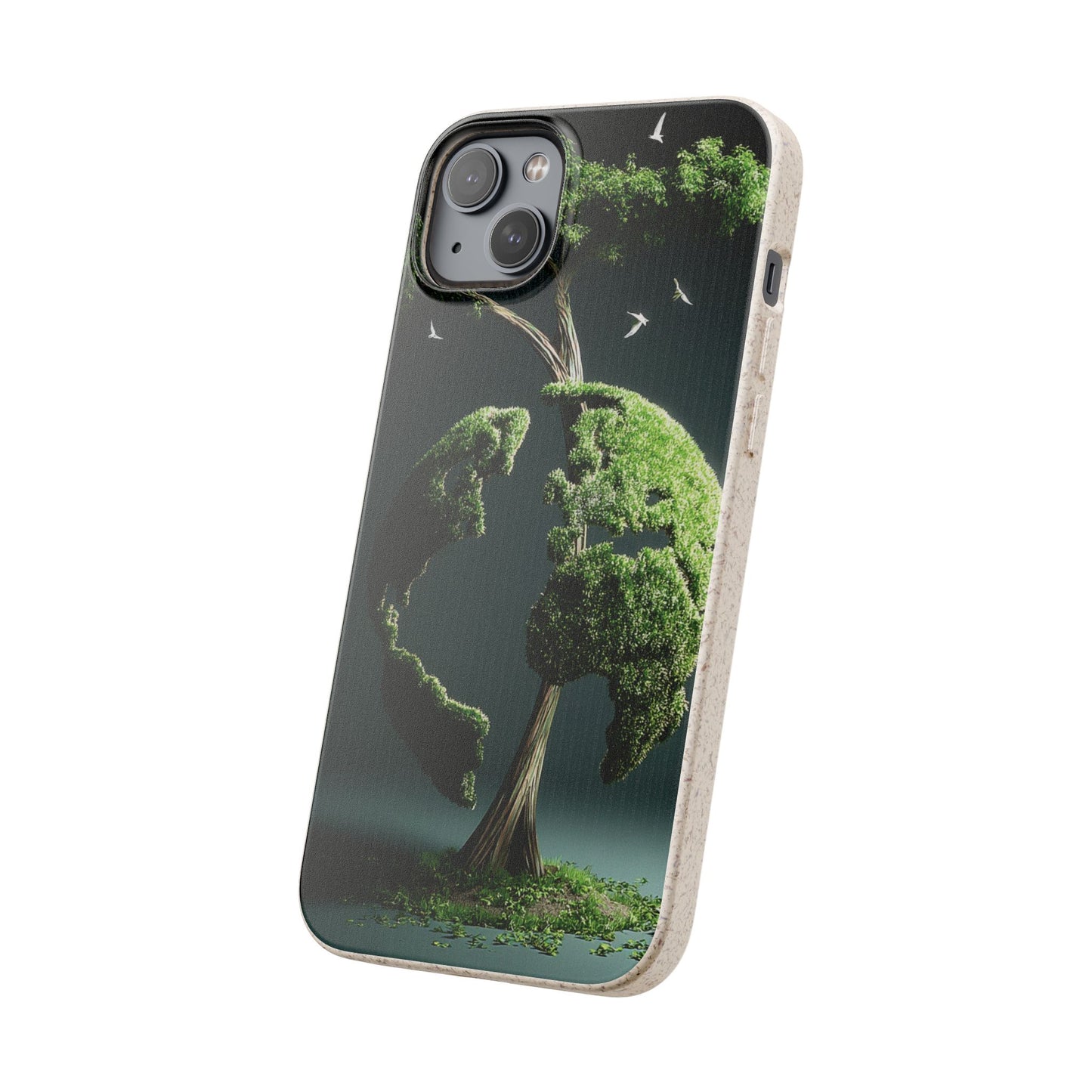 Eco-Friendly Phone Case with Nature Design, Sustainable iPhone Cover, Biodegradable Cellphone Accessories, Green Earth Gift, Earth Day [...]