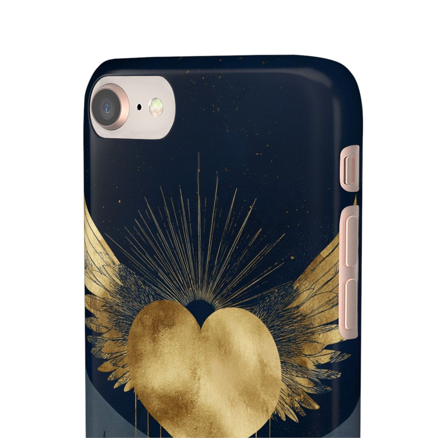 Heart Wing Snap Case, Elegant Phone Cover, Unique Gift, Artistic Accessory, Protective Case for Love and Romance