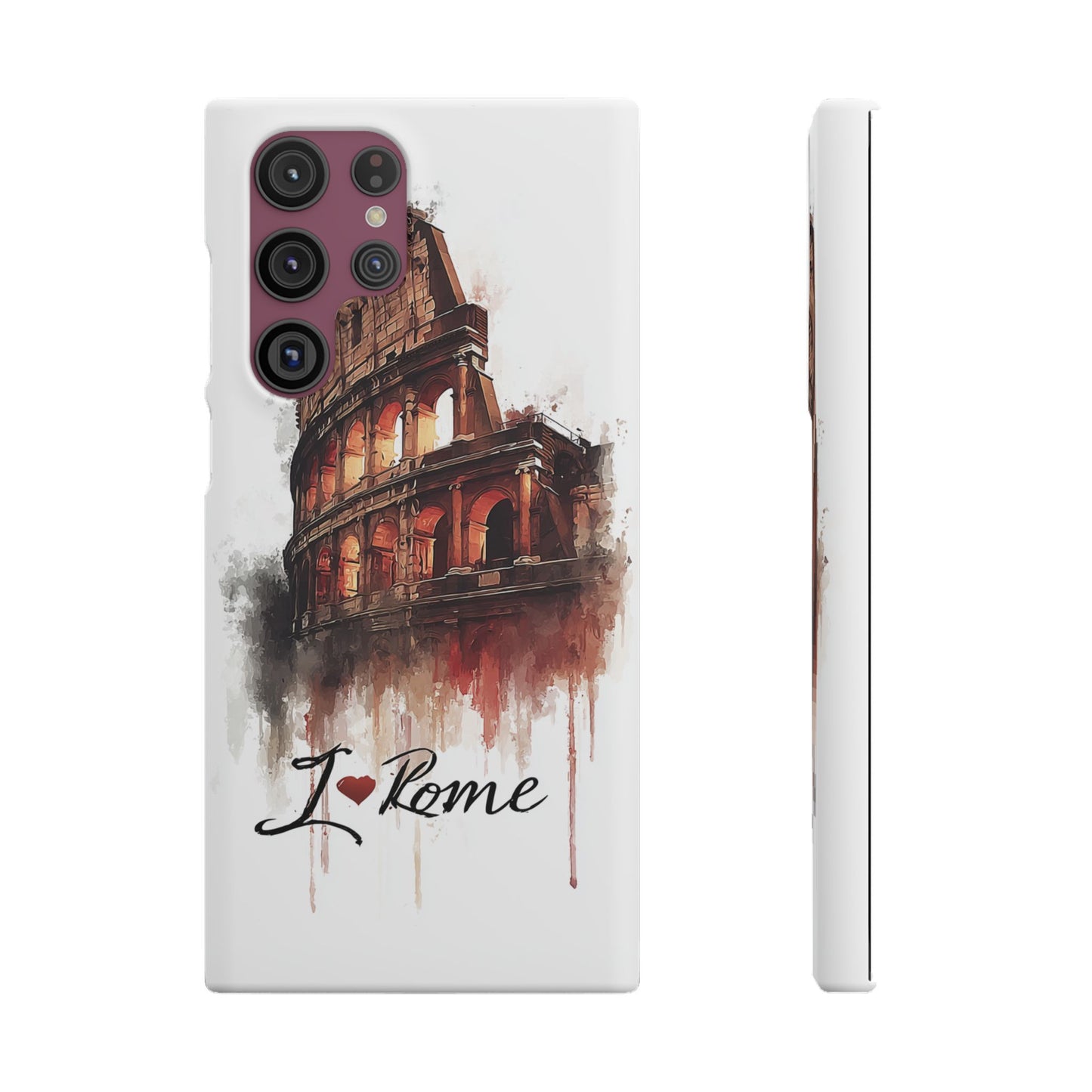 I Love Rome Snap Cases, Urban Phone Covers, Travel Accessories, Gift for Travelers, City Love Merch