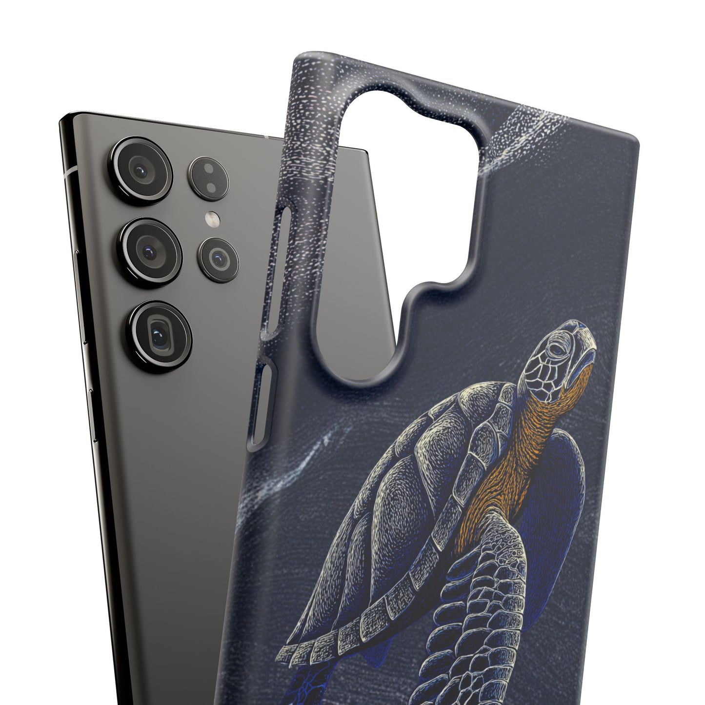 Marine Turtle Snap Case for Nature Lovers Phone Covers For Iphones and Samsungs Customization