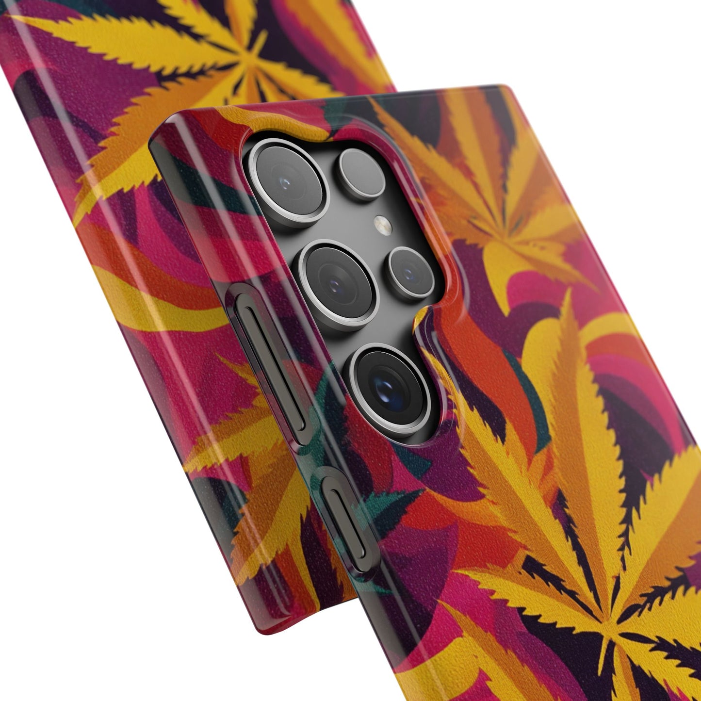 Autumn Vibe Cannabis Snap Case for IPhones and Samsungs Custom