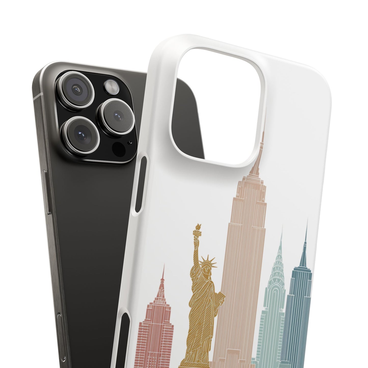 Stylish New York Snap Case, Urban Phone Cover, Cityscape Phone Case, Gift for Travelers, Trendy Protective Case