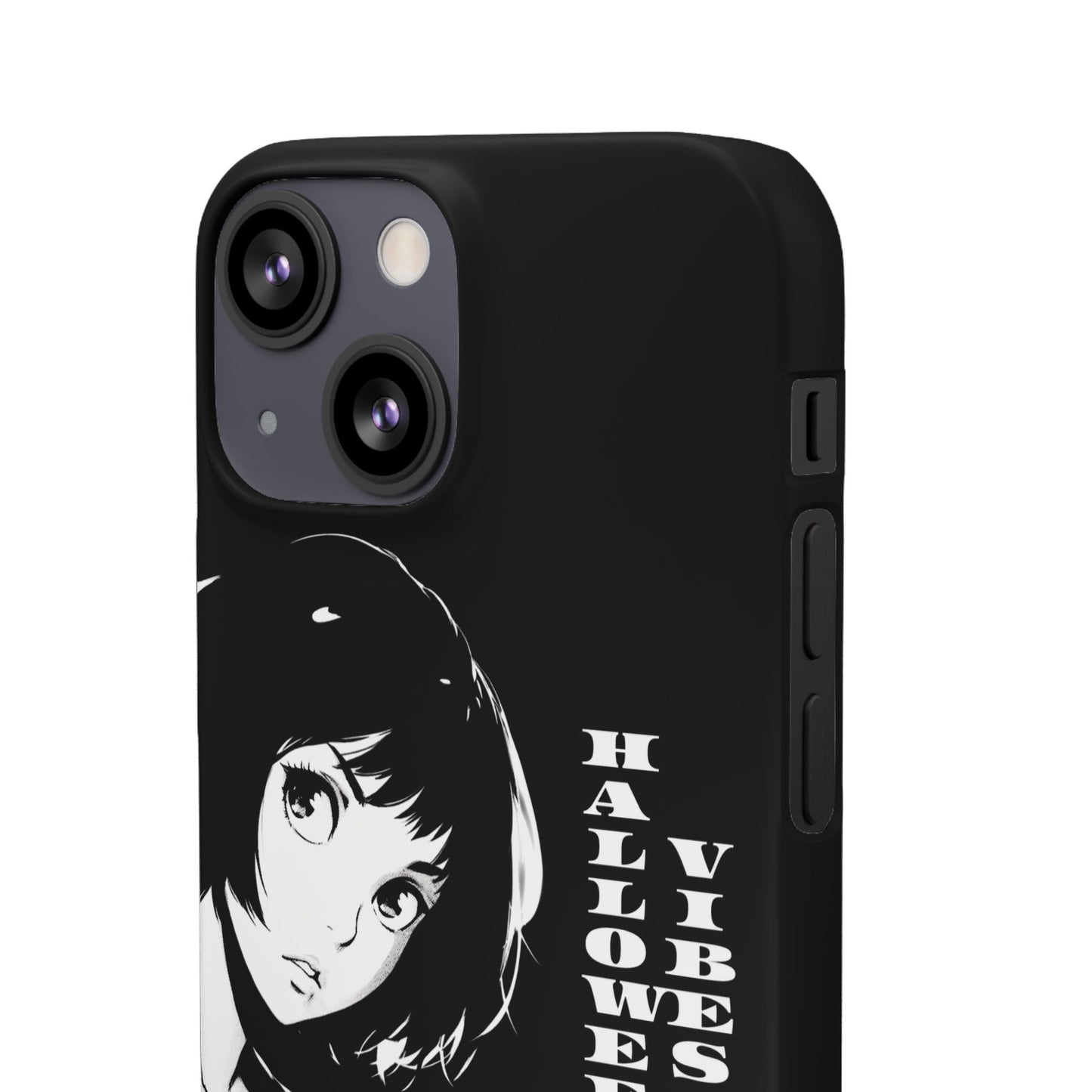Halloween Vibes Snap Case Black and White Protective Phone Cover for iPhone and Samsung