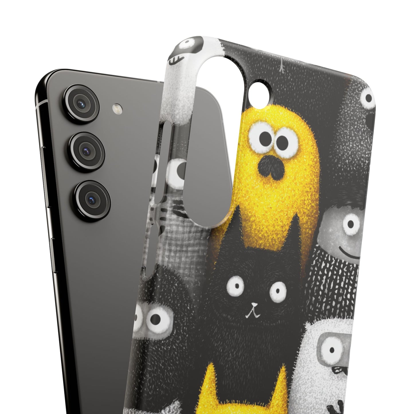Colorful Character Snap Cases, Cute Phone Cover, Unique Gift for Kids, Fun Accessory, Perfect for Birthdays, Holidays