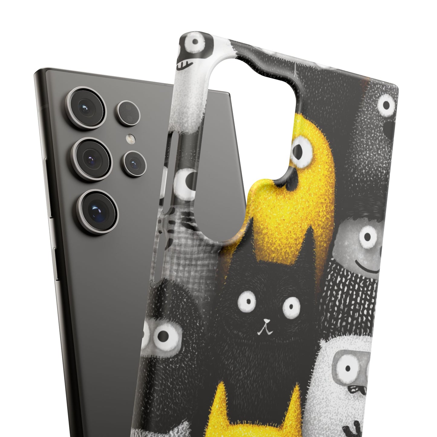 Colorful Character Snap Cases, Cute Phone Cover, Unique Gift for Kids, Fun Accessory, Perfect for Birthdays, Holidays