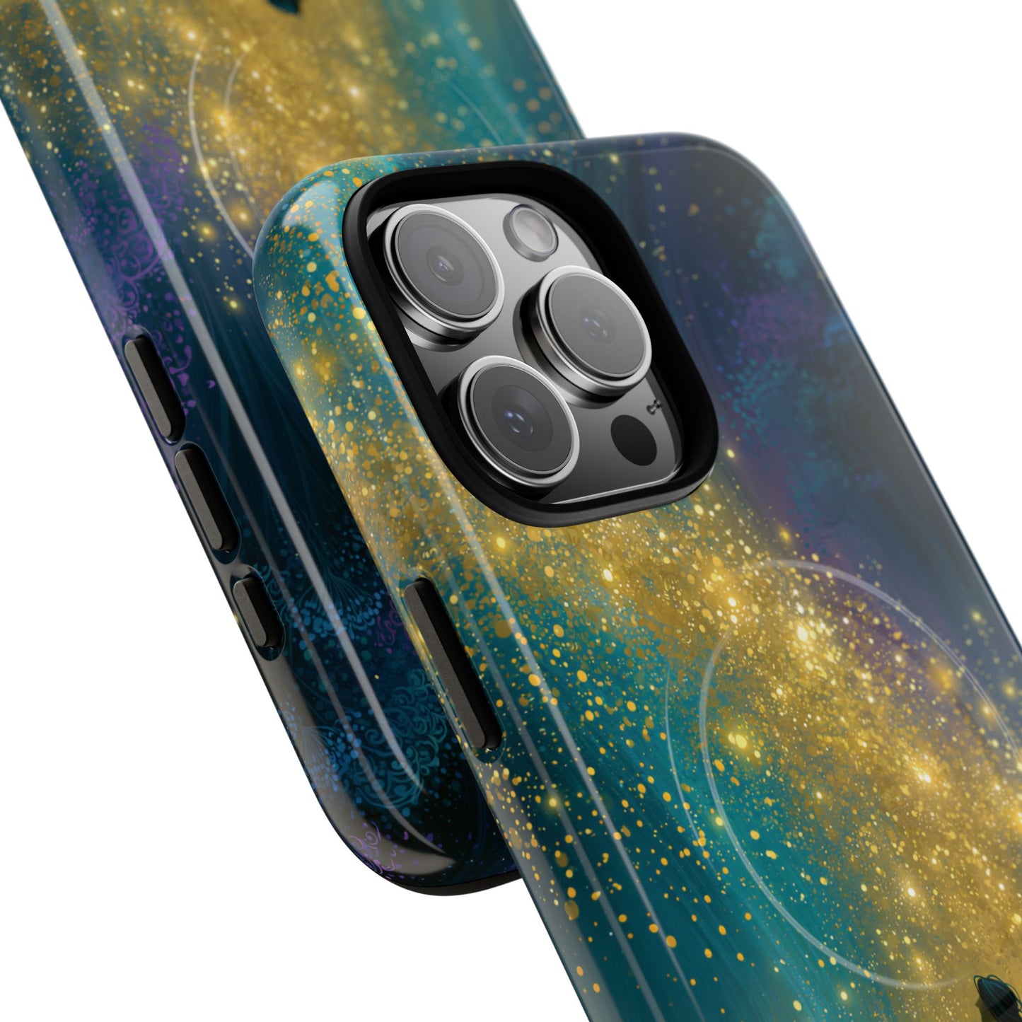 Mystical Nightfall Phone Case — Starry Silhouette Tough Magnetic Case