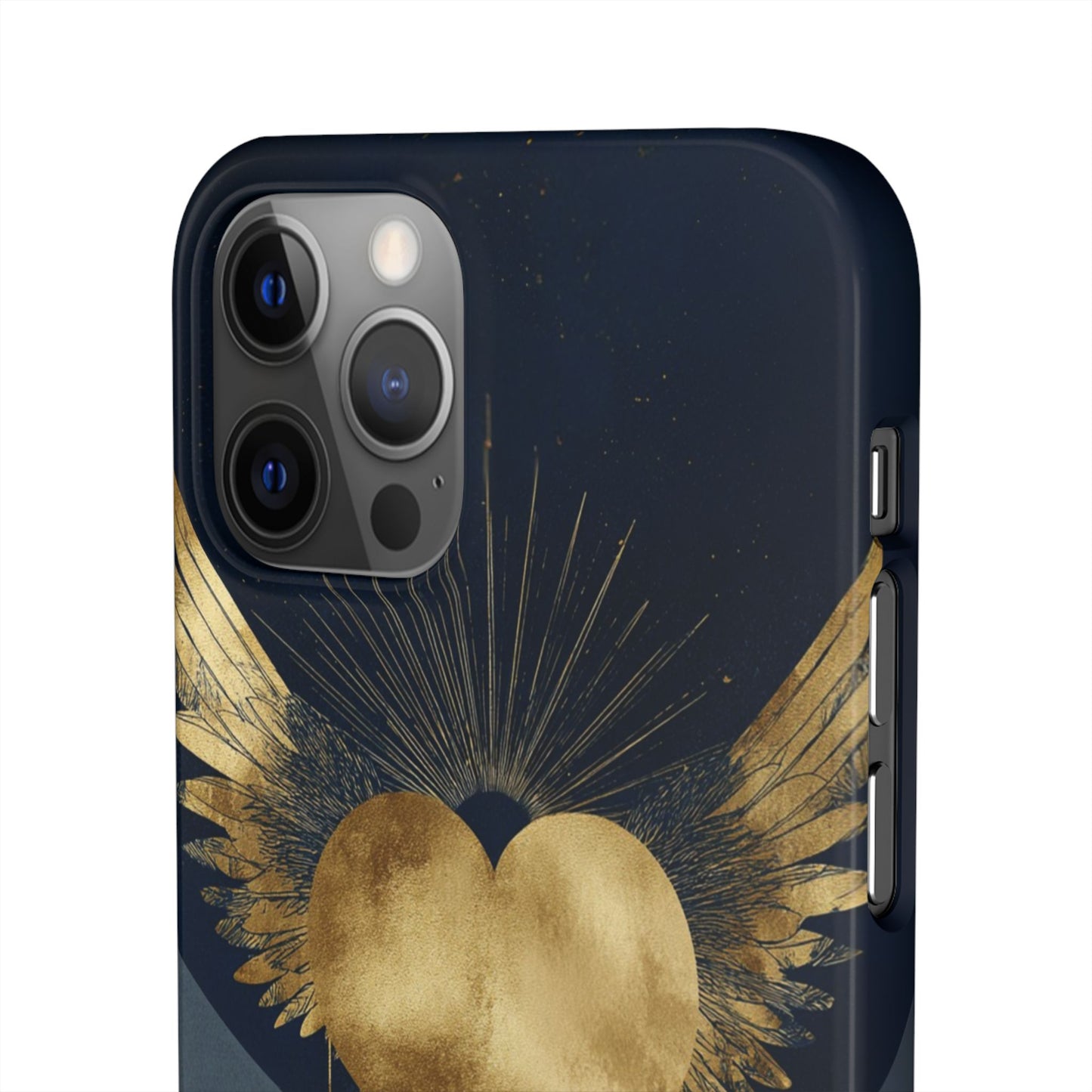 Heart Wing Snap Case, Elegant Phone Cover, Unique Gift, Artistic Accessory, Protective Case for Love and Romance